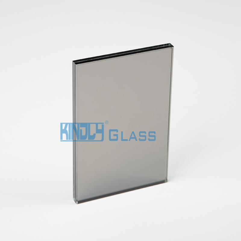 Dark Grey Ref. Clear Laminated Glass